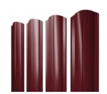 Штакетник круглый фигурный L-1,7м толщина 0,45мм Cherry Wood Fresh